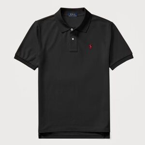 Polo Ralph Lauren | Classic Fit Short Sleeve Polo Shirt | Black/Red | M (10-12)